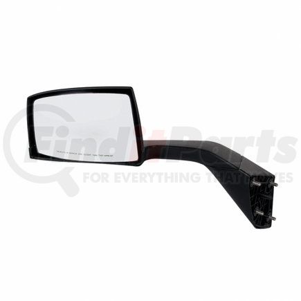 42811 by UNITED PACIFIC - Hood Mirror - Assembly, LH, Black, for 2004 -2014 Volvo VN