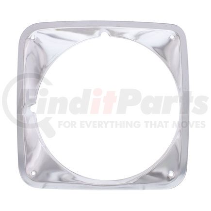 110870 by UNITED PACIFIC - Headlight Bezel - LH, Anodized Aluminum, for 1969-1972 Chevrolet Truck