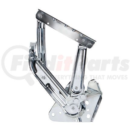 110898 by UNITED PACIFIC - Hood Hinge - Passenger Side, Chrome, for 1967-1972 Chevrolet and GMC Truck