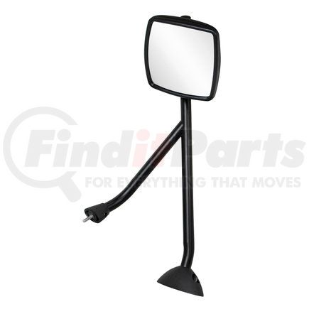 42228 by UNITED PACIFIC - Hood Mirror - Assembly, Black, Original Style, Passenger Side, with Wide-Angle Convex Mirror Glass