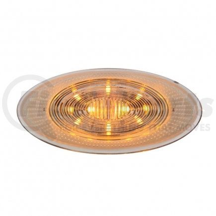 36874 by UNITED PACIFIC - Turn Signal Light - Front Fender, 10 LED, Amber LED/Clear Lens, for Peterbilt 386