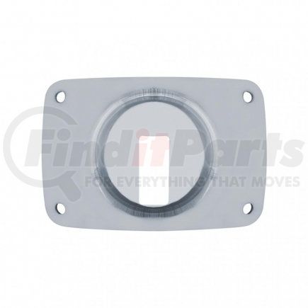 30369-4 by UNITED PACIFIC - Headlight Mount - Headlight Inner Mounting Base Plate, Stainless, for Peterbilt