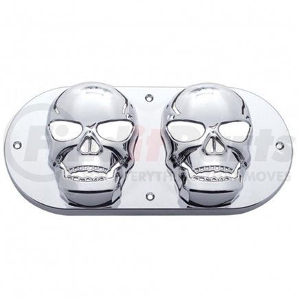 34009 by UNITED PACIFIC - Clearance Light Bezel - Oval Skull