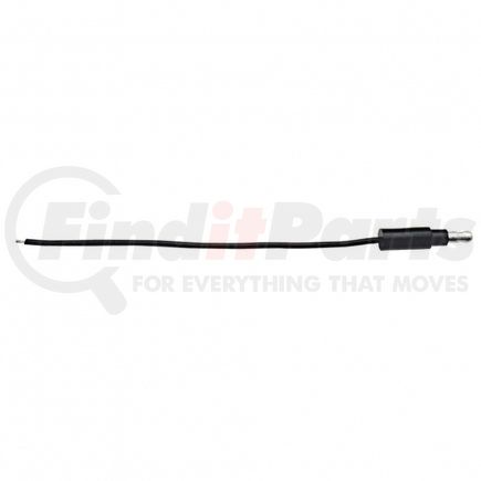 34213 by UNITED PACIFIC - Wiring Harness - 6" Single Lead Wire, with 0.180 Bullet Termination & Stripped End, Black