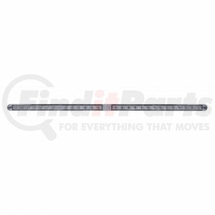 36793 by UNITED PACIFIC - Light Bar - LED, Turn Signal Light, White LED, Clear Lens, Chrome/Plastic Housing, with Bezel, 14 LED Per Light Bar