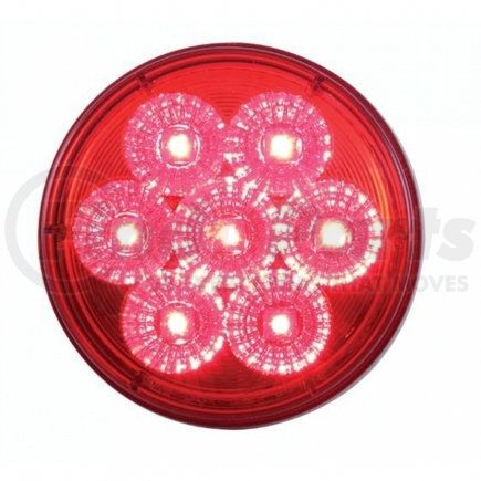 37585 by UNITED PACIFIC - Brake/Tail/Turn Signal Light - 12V- 24V 7 LED Reflector 4" Stop, Turn & Tail