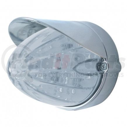 37712 by UNITED PACIFIC - Auxiliary Light - 19 LED Watermelon Grakon 1000 Flush Mount Kit, with Visor, Amber LED/Clear Lens