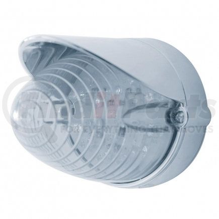 37714 by UNITED PACIFIC - Auxiliary Light - 19 LED Beehive Grakon 1000 Flush Mount Kit, with Visor, Amber LED/Clear Lens