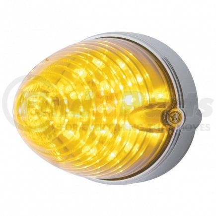 37980 by UNITED PACIFIC - Truck Cab Light - 19 LED Beehive Grakon 1000 Flush Mount Kit, Amber LED/Amber Lens
