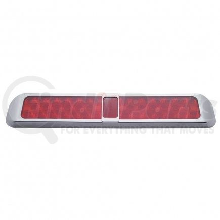 37961 by UNITED PACIFIC - Brake/Tail/Turn Signal Light - 40 LED, with Bezel, Red LED/Red Lens