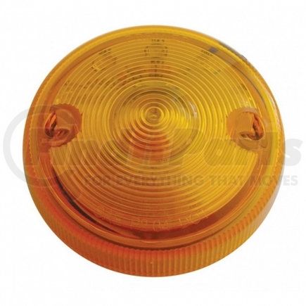 38032 by UNITED PACIFIC - Marker Light - Single Face, LED, without Housing, 15 LED, Amber Lens/Amber LED, 3" Lens, Round Design