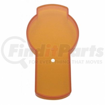 38885-2 by UNITED PACIFIC - Emblem Light Lens - Amber, for Kenworth