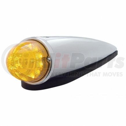 39533 by UNITED PACIFIC - Truck Cab Light - 17 LED Reflector Watermelon, with Die Cast Housing, Amber LED/Amber Lens
