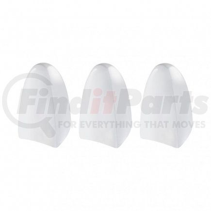 41013 by UNITED PACIFIC - A/C Control Knob - Chrome A/C & Heater Control Slide Knob, for Peterbilt 359