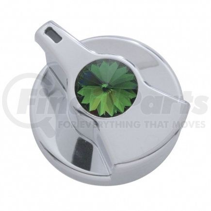 41260 by UNITED PACIFIC - Dash Knob - Timer Knob, with Green Diamond, for Peterbilt