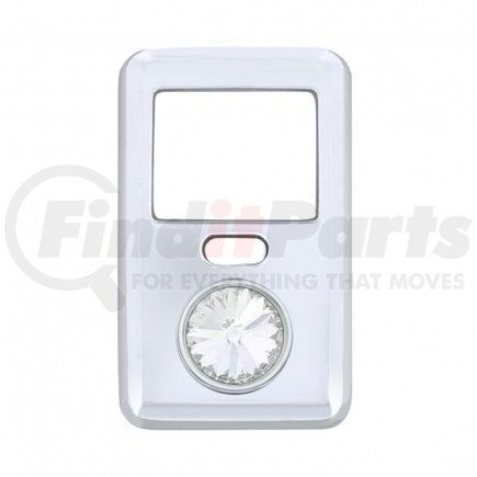 41646 by UNITED PACIFIC - Dash Switch Cover - with Clear Diamond, for Volvo
