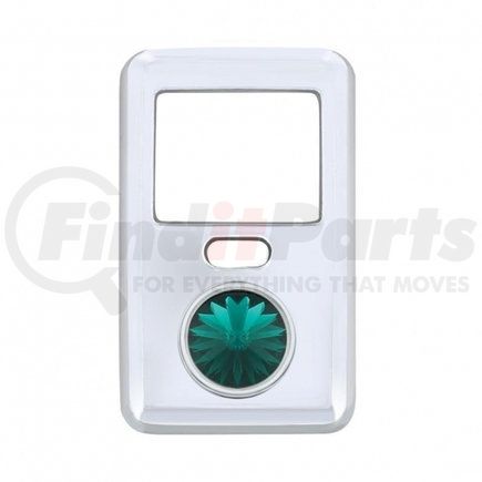 41647 by UNITED PACIFIC - Dash Switch Cover - with Green Diamond, for Volvo