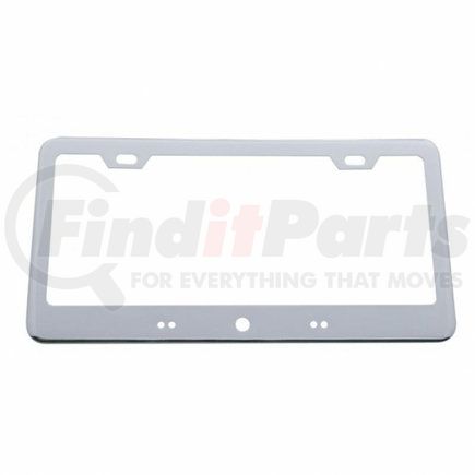 50015B by UNITED PACIFIC - License Plate Frame - Chrome, with LED Light Bar Cut-Out