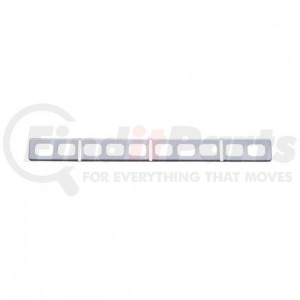 48510 by UNITED PACIFIC - Dashboard Panel - Button Panel Trim, Stainless, for Freightliner Cover