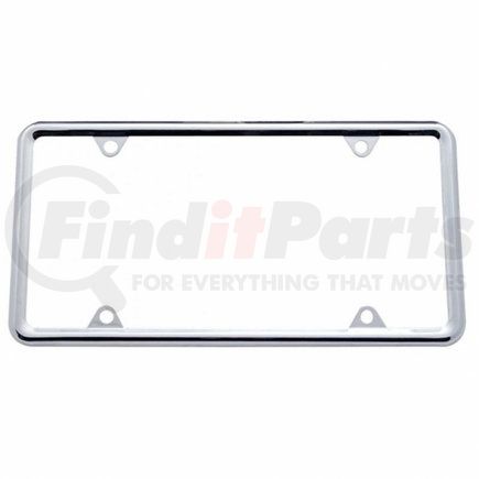 50003 by UNITED PACIFIC - License Plate Frame - Chrome, Slim