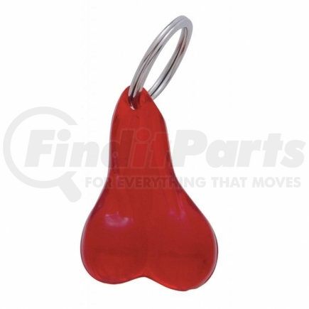 78013B by UNITED PACIFIC - Key Chain - 2-1/2" Small Plastic, Low-Hanging Balls Novelty, Red