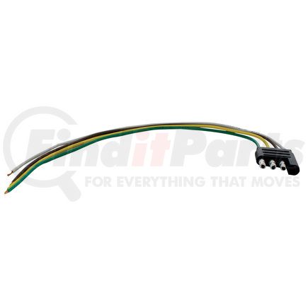 90627 by UNITED PACIFIC - Wiring Harness - 4-Way Trailer Harness, 12" Lead Wire