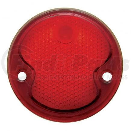 A1023 by UNITED PACIFIC - Tail Light Lens - Tail Light Glass Lens - Red, for 1932 Ford Car and Truck