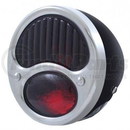 A1037-6VR by UNITED PACIFIC - Tail Light Assembly - 6V, with Black Housing, Red Lens, for 1928-1931 Ford Model A