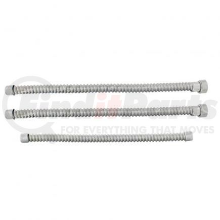 A4051 by UNITED PACIFIC - Wire Conduit - 3/Set, Stainless Steel, For 1928-1931 Ford Model A