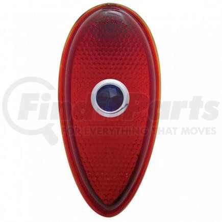 A5005 by UNITED PACIFIC - Tail Light Lens - with Blue Dot, for 1938-1939 Ford Passenger Car