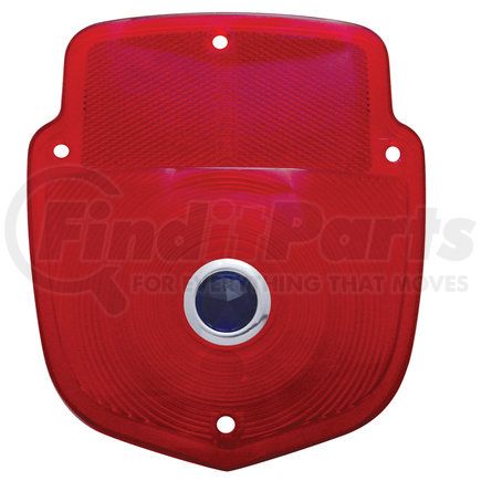 A5016 by UNITED PACIFIC - Tail Light Lens - Plastic, with Blue Dot, for 1953-1956 Ford Truck