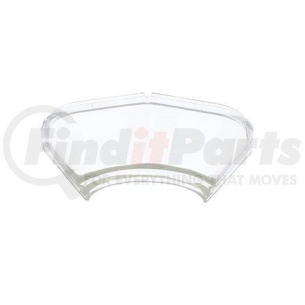 A5021 by UNITED PACIFIC - Tail Light Lens - Plastic Tail Light License Plate Lens, for 1953-1956 Ford Truck