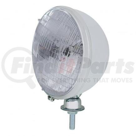 A5023HBS by UNITED PACIFIC - Kingbee Style Headlight - LH and RH, 7", Round, Chrome Housing, H6024 Bulb