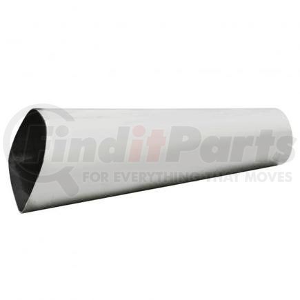 A6279 by UNITED PACIFIC - Exhaust Tail Pipe Tip - Stainless Steel, 2-1/2", Oval