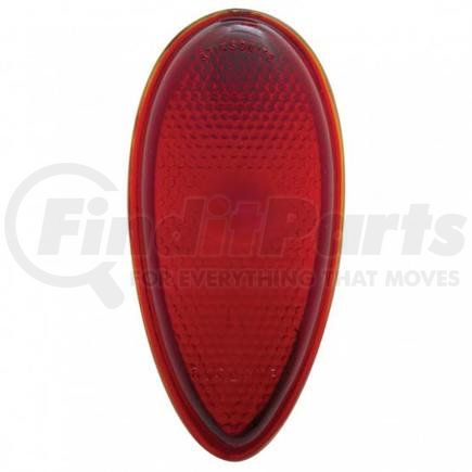 A7047 by UNITED PACIFIC - Tail Light Lens - Glass, for 1938-1939 Ford Car