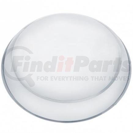 A6025P by UNITED PACIFIC - Axle Hub Cap - Polished, Stainless Steel, Plain, for 1947-1948 Ford Car and 1947-1956 Ford Truck