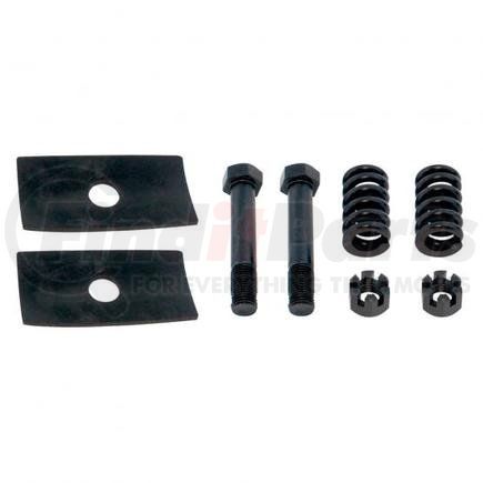 A8019 by UNITED PACIFIC - Radiator Mount Kit - Original Style, Black Oxide Finish, for 1928-1942 Ford Car and Truck