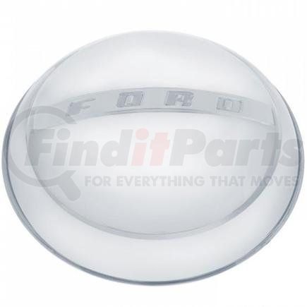 A6025 by UNITED PACIFIC - Axle Hub Cap - Stainless Steel, for 1947-1948 Ford Car and 1947-1956 Ford Truck
