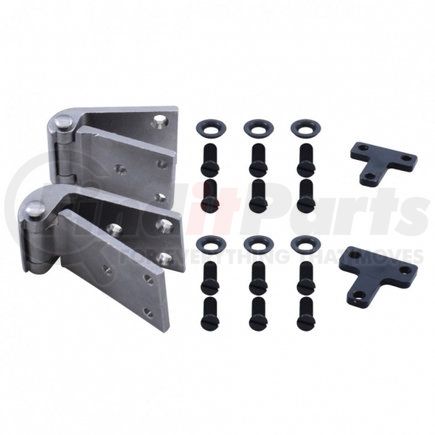 B20011 by UNITED PACIFIC - Door Hinge - 2 Set, Passenger Side, for Ford 1932 Passenger Car, 5-Window, Coupe