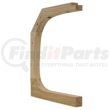 B20065 by UNITED PACIFIC - Quarter Window Frame - Hardwood, Driver Side, for 1932 Ford 5-Window Coupe