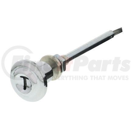 C555904 by UNITED PACIFIC - Throttle Cable - With Chrome Knob, for 1955-1959 Chevy & GMC Truck