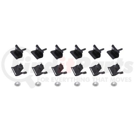 C626401 by UNITED PACIFIC - Molding Mounting Clips For 1962-64 Chevy Impala Hardtop (Set of 6)