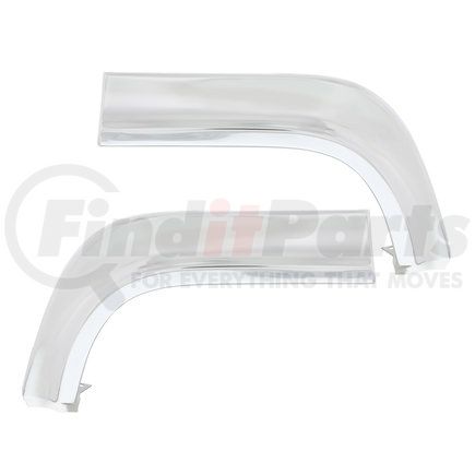 C6332 by UNITED PACIFIC - Windshield Molding - Front, Upper Eyebrows, for 1963 Chevy Passenger Car