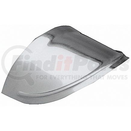 C636402 by UNITED PACIFIC - Tail Light Mini Visor - Stainless Steel, for 1963-1964 Chevy Impala