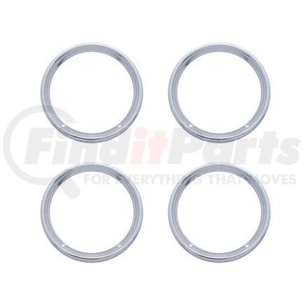 C6435SS-SET by UNITED PACIFIC - Headlight Bezel - Set of 4, Stainless Steel,, for 1964 Chevy Impala