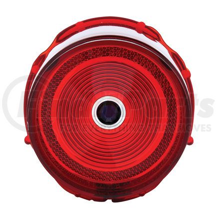 C6507 by UNITED PACIFIC - Tail Light Lens - Plastic, Incandescent, with Blue Dot, for 1965 Chevy Impala