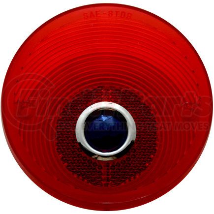 C606610 by UNITED PACIFIC - Tail Light Lens - With Blue Dot, for 1960-1966 Chevy Stepside Truck