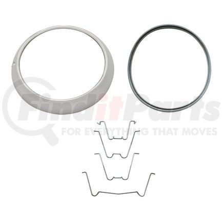 C7011-KIT by UNITED PACIFIC - Headlight Rim Kit - with Gaskets and Clips, for 1950-1954 Chevrolet 1500