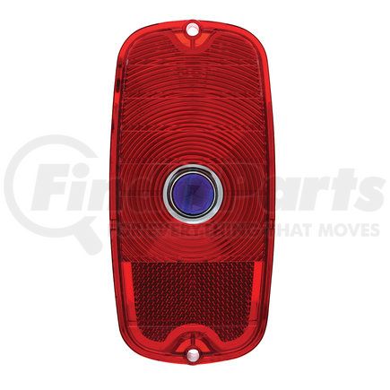 C606618 by UNITED PACIFIC - Tail Light Lens - With Blue Dot, for 1960-1966 Chevy and GMC Fleetside Truck