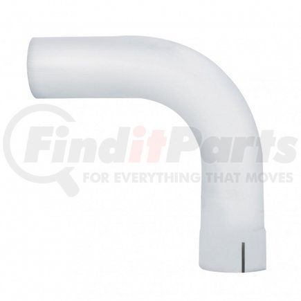 CE902-6-2424 by UNITED PACIFIC - Exhaust Elbow - Expanded, Chrome, 90 Degree, 6" I.D. To 6" O.D. - 24" x 24"